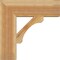 Ekena Millwork Legacy Block Rough Sawn Bracket, Western Red Cedar, 6"W x 22"D x 22"H BKT06X22X22LEC05RWR - alternate 3